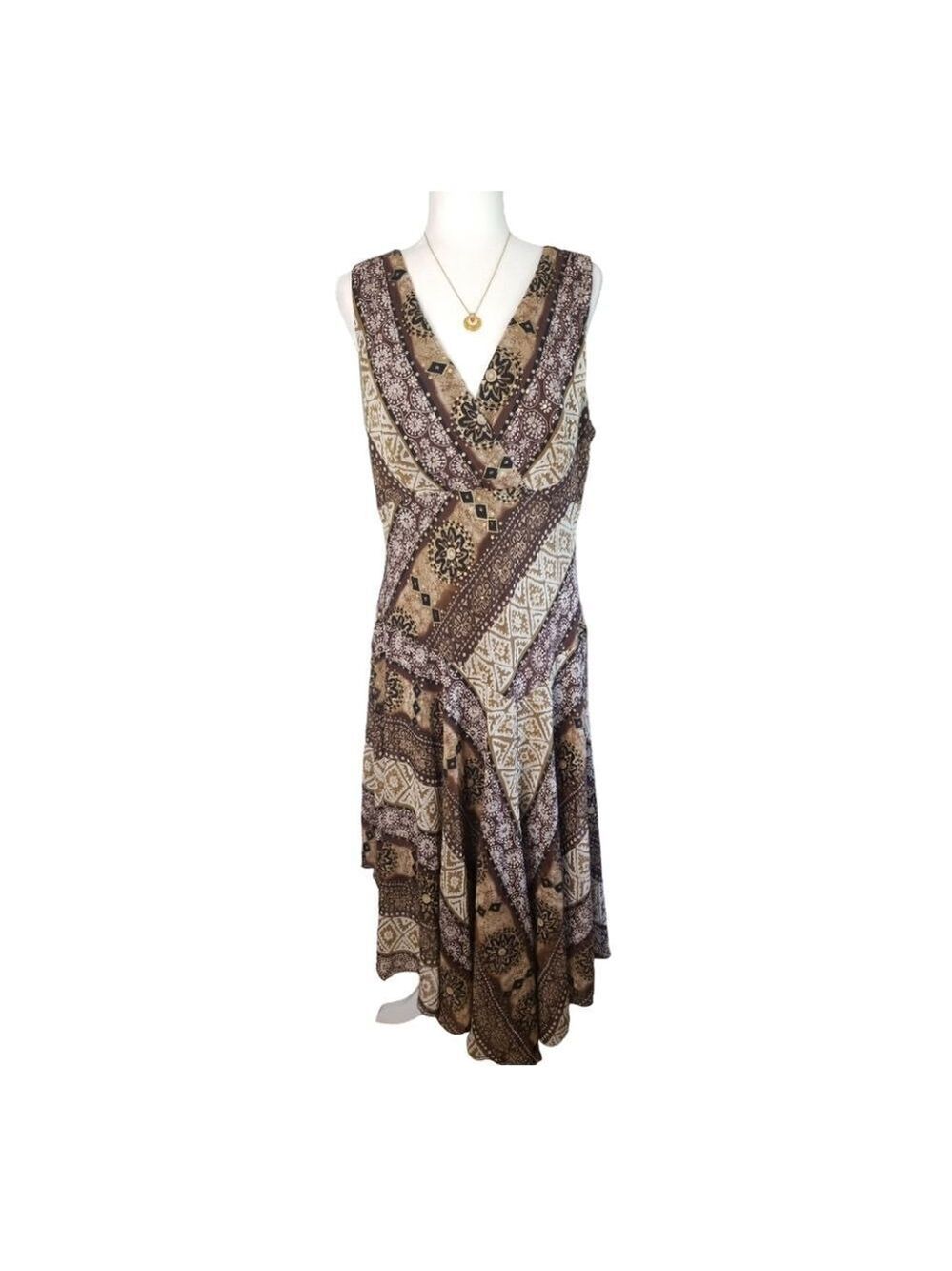 Rabbit Rabbit Rabbit Mid V-Neck Sleeveless Dress Size 16